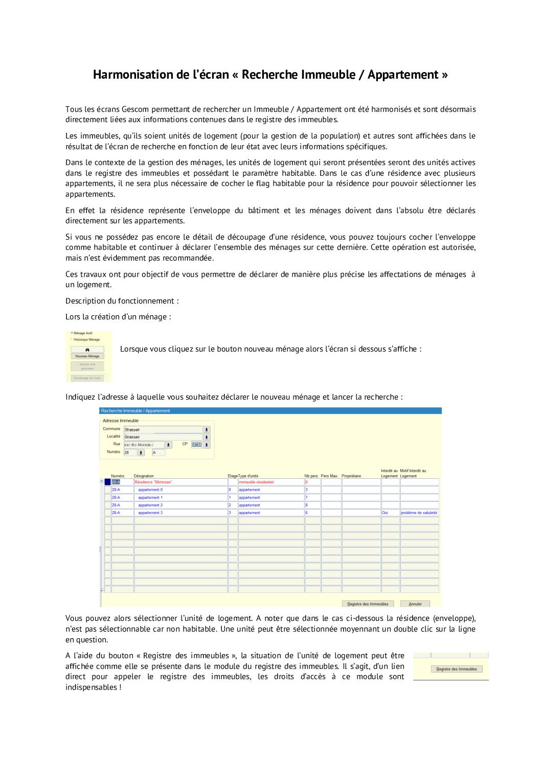 Gescom pop général - 20180606 Gescom version 3.30 - Spécificités pour Immeubles