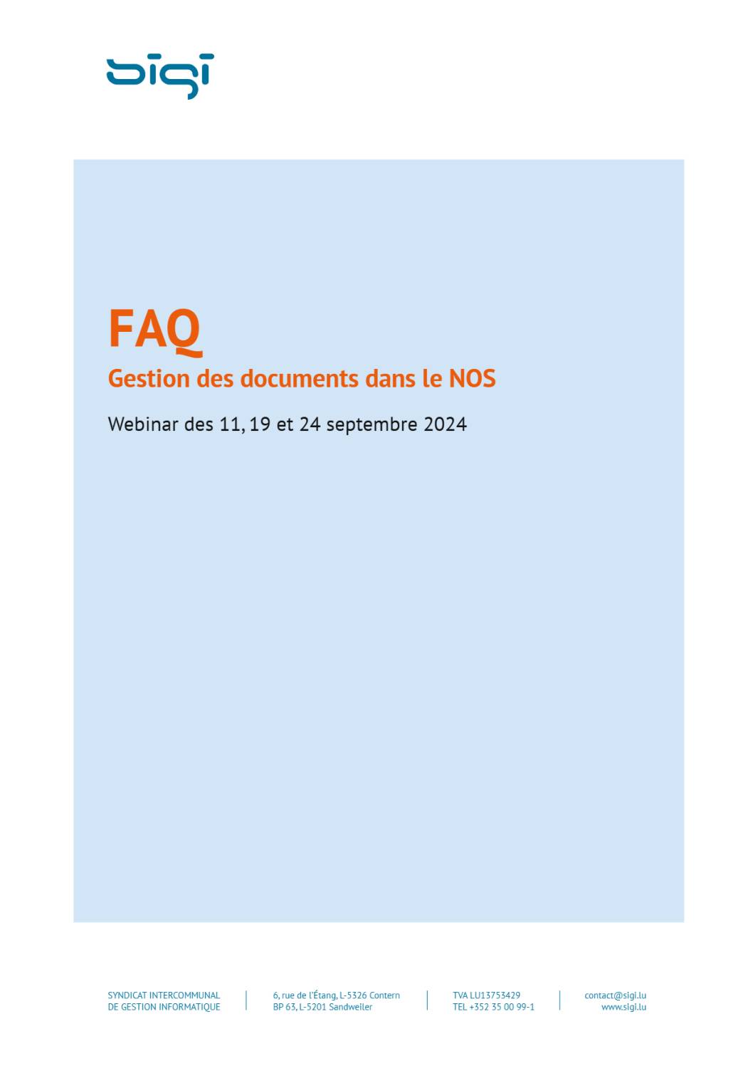 Gestion des documents_ FAQ VF.pdf - SIGIdrive_ SIGI
