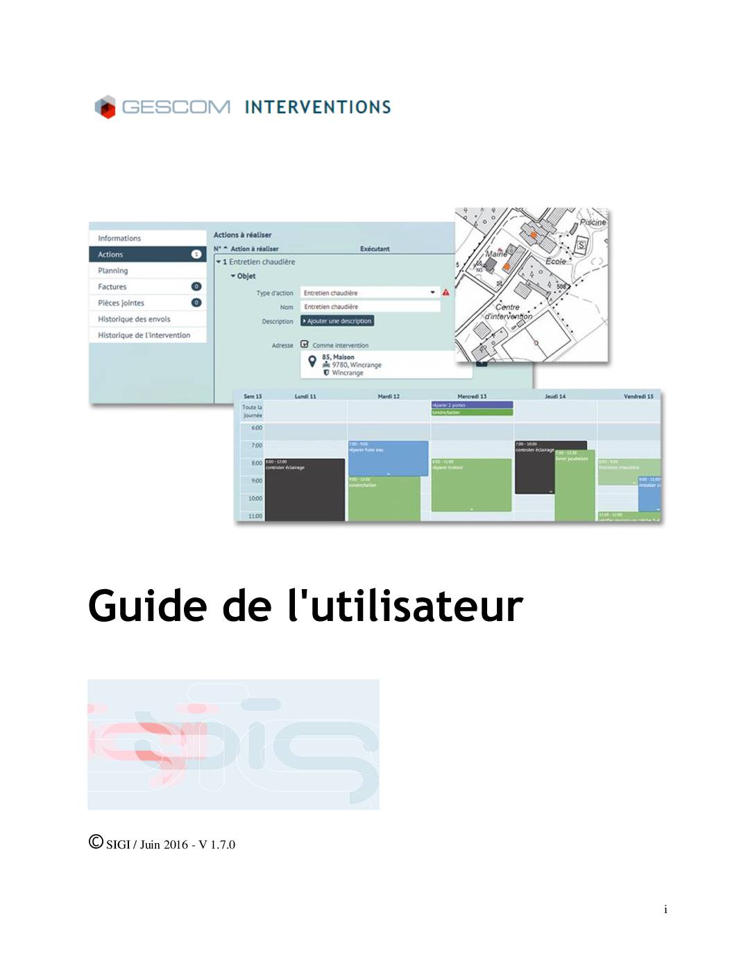 Gestion des intervention - guide utilisateur juin 2016