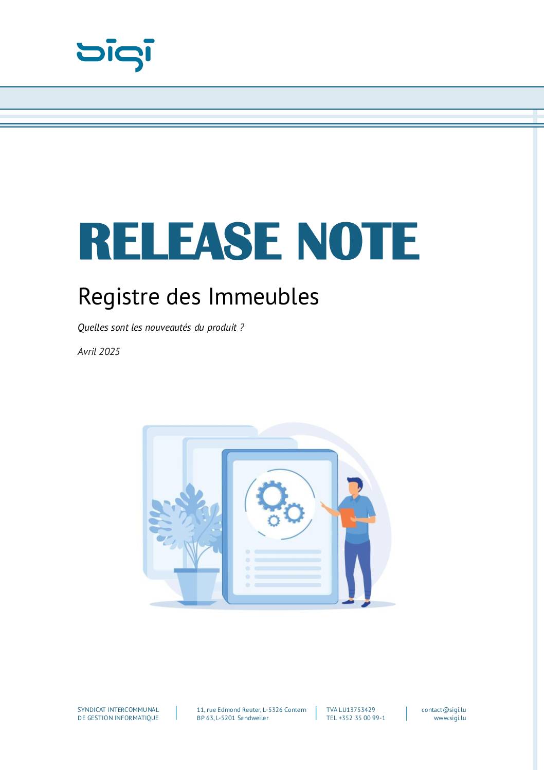Registre des immeubles - release note avril 2025