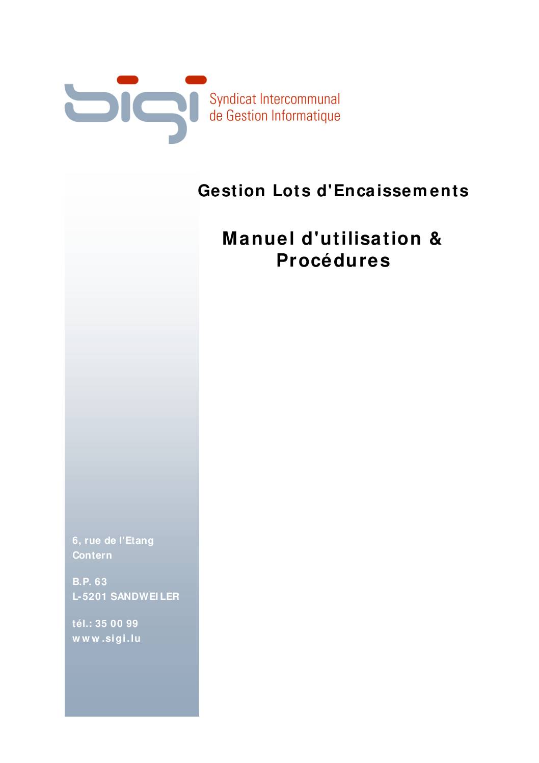 2007-07-13_Gestion_Lot_Encaissements_Manuel_Utilisateur